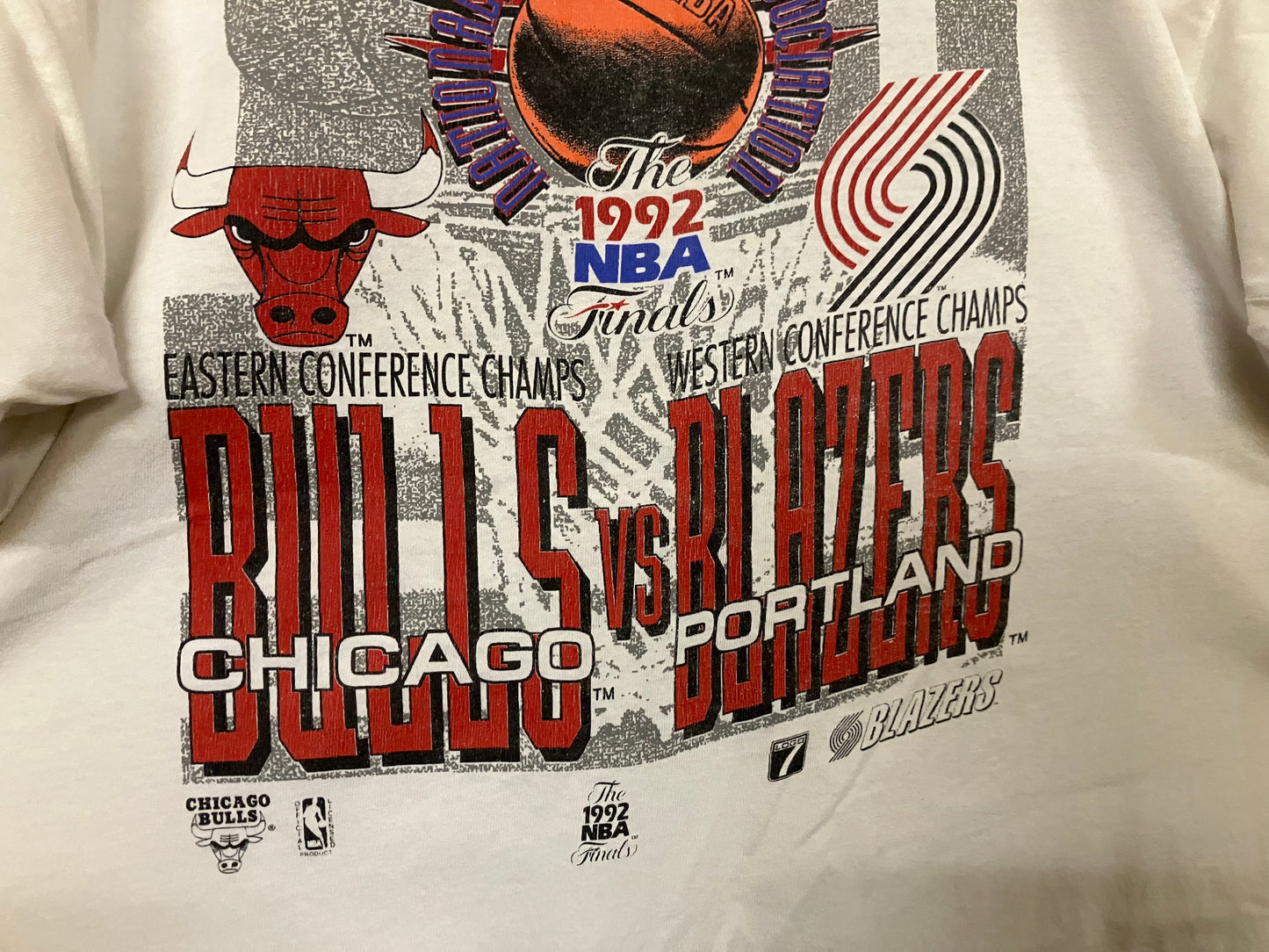 90's NBA Finals Bulls vs Blazers Shirt