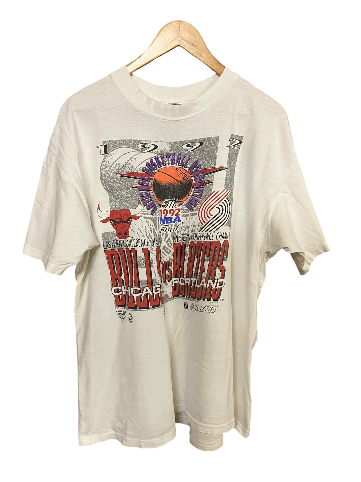 90's NBA Finals Bulls vs Blazers Shirt
