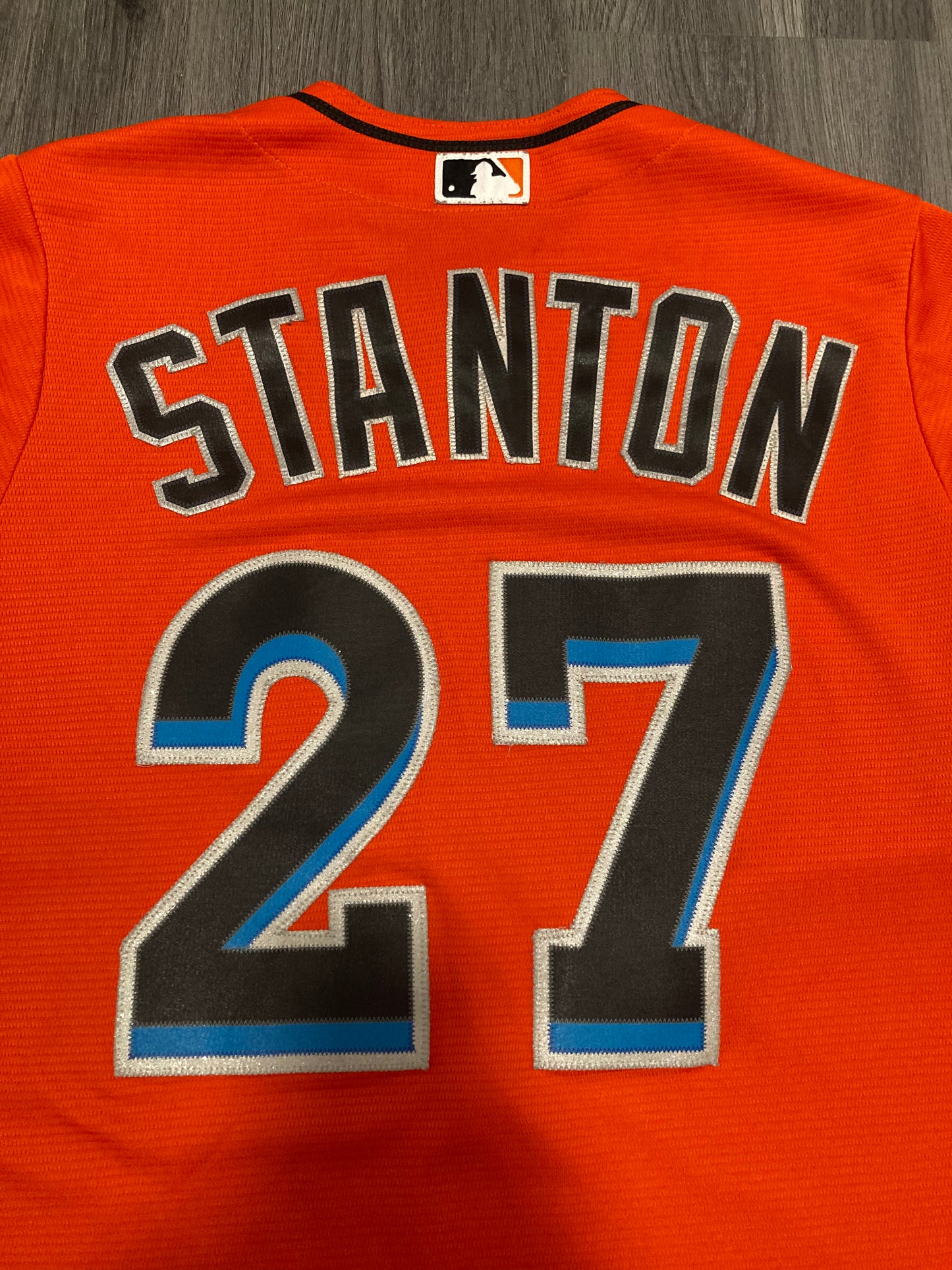 Florida Marlins Giancarlo Stanton Majestic Jersey