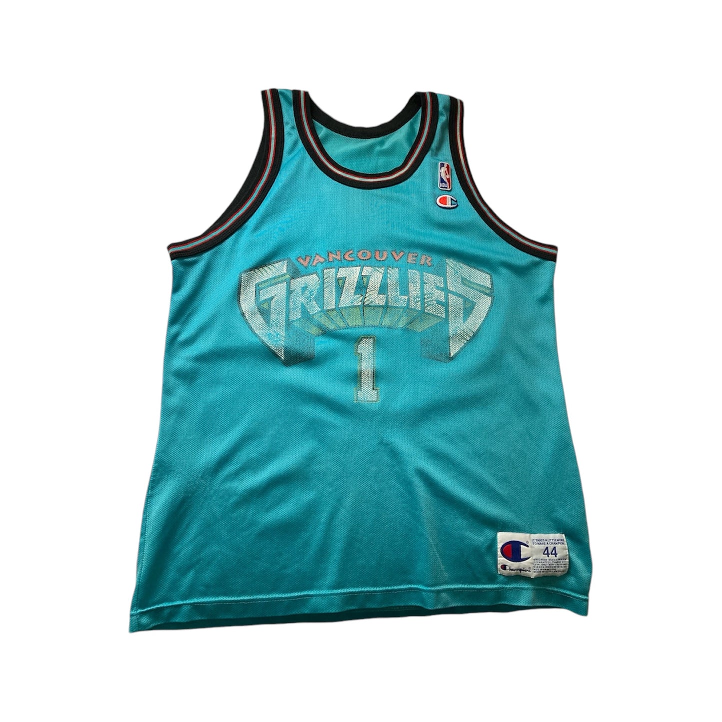 Vancouver Grizzlies Champion Jersey